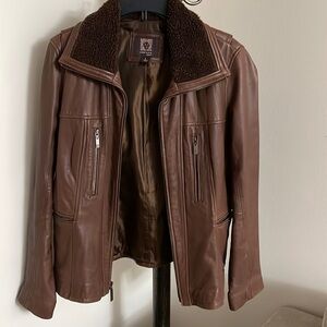 Real leader Anne Klein coat